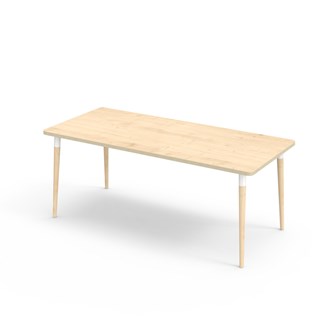 My bord laminat  180x80 cm hvid manchet