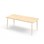 My bord laminat  180x80 cm hvid manchet