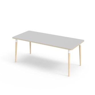 My bord laminat  180x80 cm hvid manchet