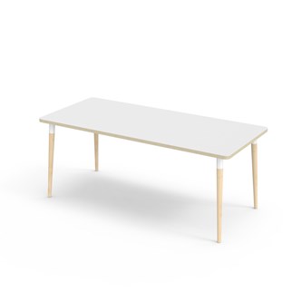 My bord laminat  180x80 cm hvid manchet