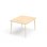 My FSC bord HT 100x120 cm hvid manchet