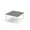 My bord HT 120x120 cm hvid manchet