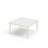 My bord HT 120x120 cm hvid manchet