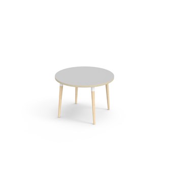 My bord HT Ø90 cm hvid manchet
