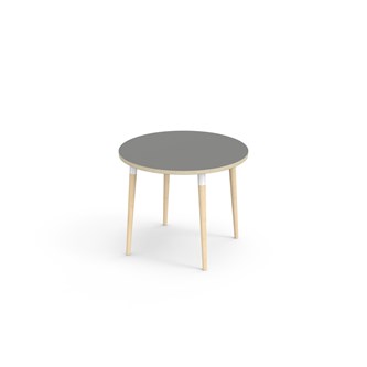 My bord HT Ø90 cm hvid manchet