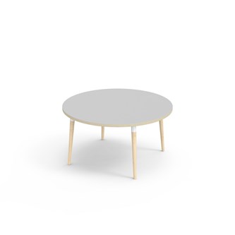 My bord HT Ø120 cm hvid manchet