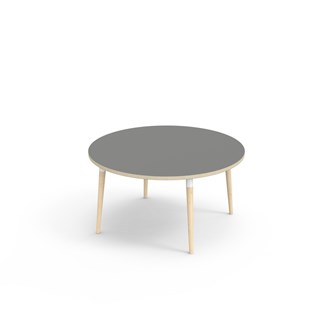 My bord HT Ø120 cm hvid manchet
