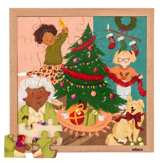 EDUCO rammepuslespil højtid jul