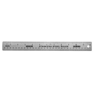 Stållineal 30 cm