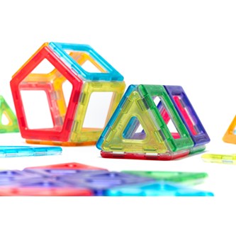 Polydron udforskersæt transparent 100 dele