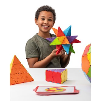 Polydron klassesæt farveglæde 276 dele