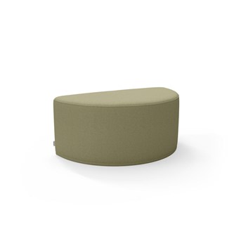 Riff siddepuf halvrund