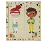 Årstidspuslespil Hvad skal jeg have på?