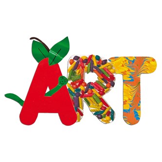 Stort alfabet i karton A–Z