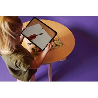 Puslespil med forskellige musikinstrumenter