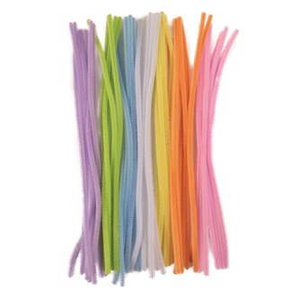 Piberensere pastel Ø6 mm 50 stk.