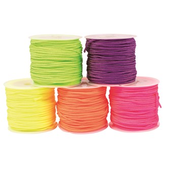 Knyttesnor neon 5 farver