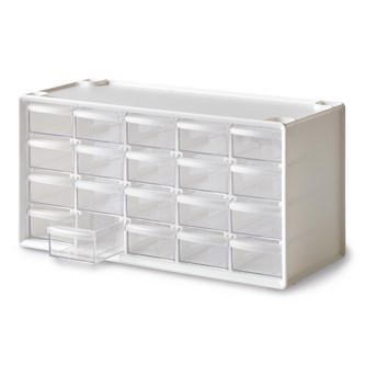 Sorteringskasse med 20 rum
