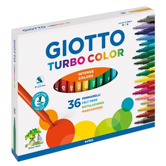 GIOTTO Turbo Color tuscher 36 stk.