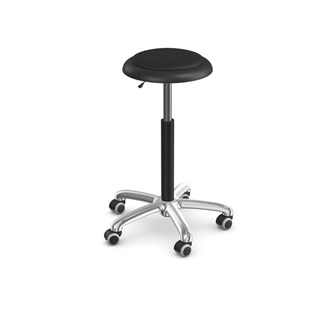 Palet taburet høj H36,5-49 cm alu kryds
