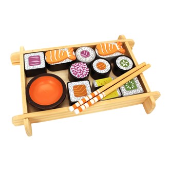Sushi af træ