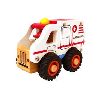 Ambulance af træ