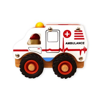 Ambulance af træ