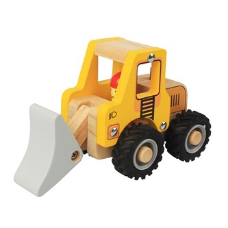 Bulldozer af træ