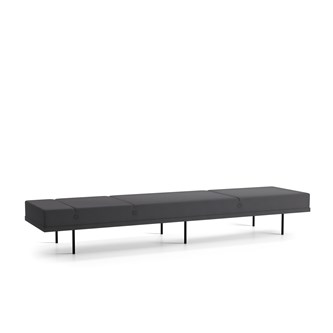 Off sofa 4-pers. uden ryg
