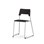 Como stol medestel sh 45 cm m/ kobling, medium sæde sølv stel