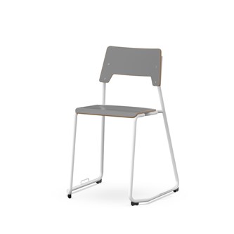Como stol medestel sh 45 cm m/ kobling, medium sæde hvidt stel