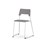 Como stol medestel sh 45 cm m/ kobling, medium sæde hvidt stel
