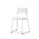 Como stol medestel sh 45 cm m/ kobling, medium sæde hvidt stel