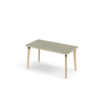 Grow bord linoleum 120x60 cm sort manchet