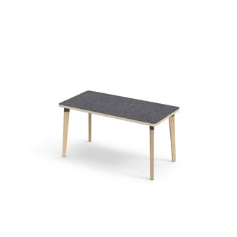 Grow bord linoleum 120x60 cm sort manchet
