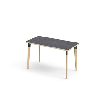 Grow bord linoleum 120x60 cm sort manchet
