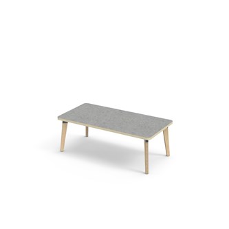 Grow bord linoleum 120x60 cm sort manchet