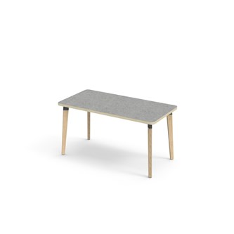 Grow bord linoleum 120x60 cm sort manchet
