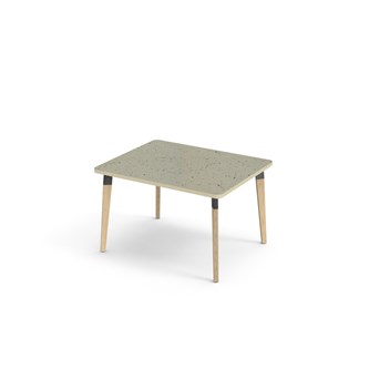 Grow bord linoleum 100x80 cm sort manchet