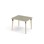 Grow bord linoleum 100x80 cm sort manchet