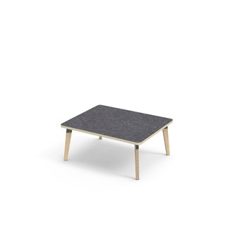 Grow bord linoleum 100x80 cm sort manchet