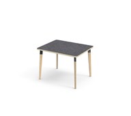Grow bord linoleum 100x80 cm sort manchet