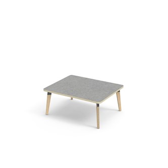 Grow bord linoleum 100x80 cm sort manchet
