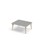 Grow bord linoleum 100x80 cm sort manchet