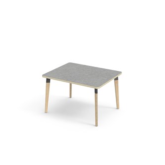 Grow bord linoleum 100x80 cm sort manchet