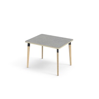 Grow bord linoleum 100x80 cm sort manchet