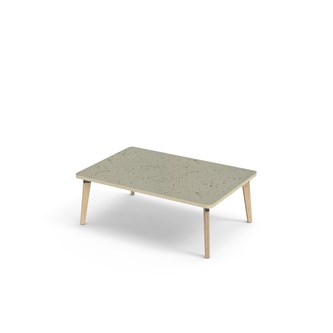 Grow bord linoleum 120x80 cm sort manchet