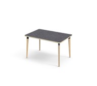 Grow bord linoleum 120x80 cm sort manchet