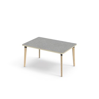 Grow bord linoleum 120x80 cm sort manchet