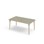Grow bord linoleum 140x80 cm sort manchet